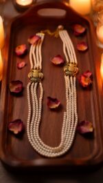 White Perl With Side Brochers